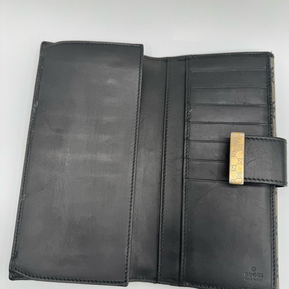 Gucci Black and Gray Women's Wallet | Good Condition - Picture 4 of 10